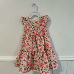 Floral Pink Toddler Dress